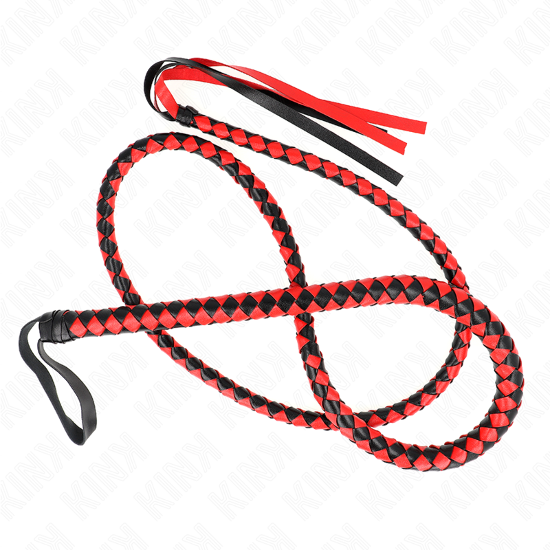 Alternative view of KINK - RED LONG SNAKE WHIP 210 CM