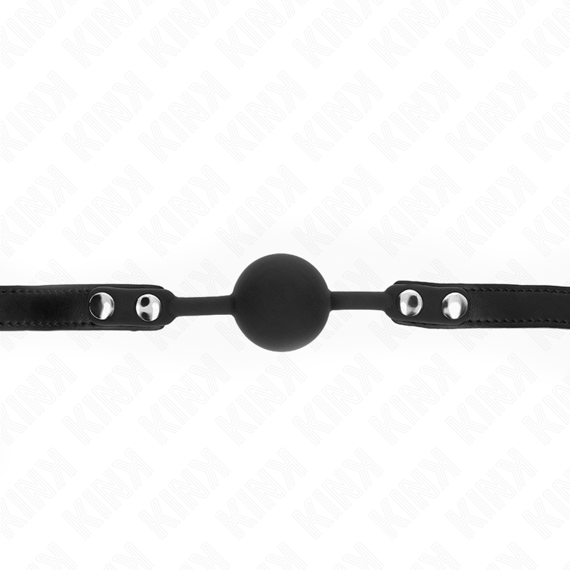 Alternative view of KINK - MODEL 1 SILICONE BALL 4 CM GAG WITH LOCK 60 x 2 CM