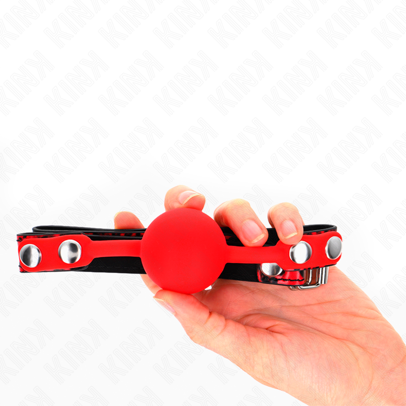 KINK - SILICONE BALL 4 CM GAG MODEL 2 60 x 2 CM - Bild 5