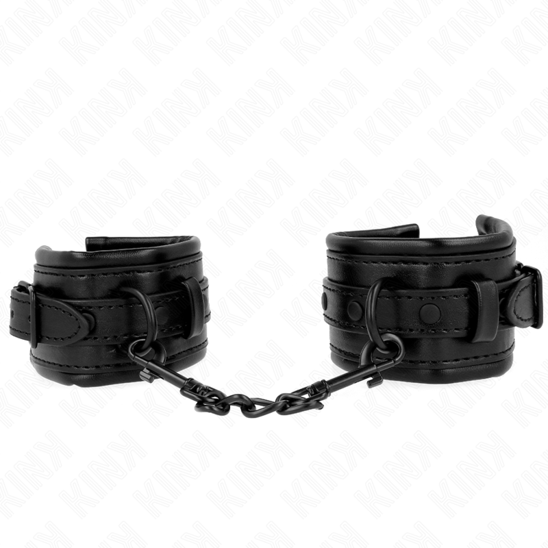 Alternative view of KINK - WRIST RESTRAINTS BLACK ADJUSTABLE 20-30 CM X 6 CM