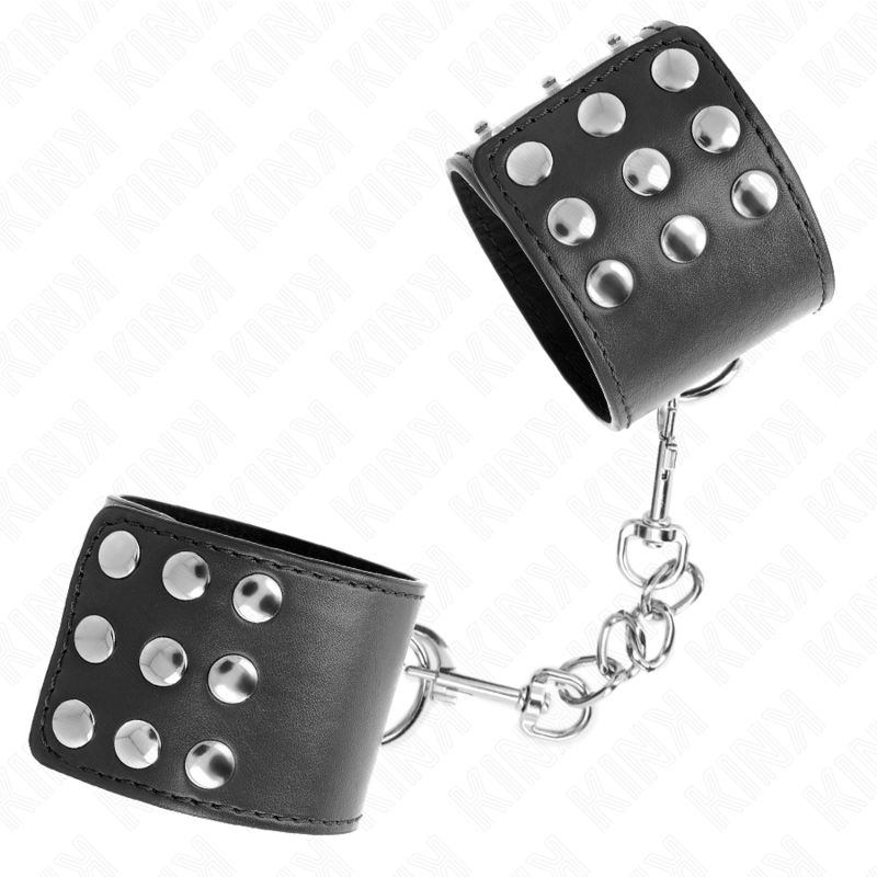 Alternative view of KINK - WRIST RESTRAINTS WITH SNAP FASTEN BLACK ADJUSTABLE 19-24 CM X 5.5 CM