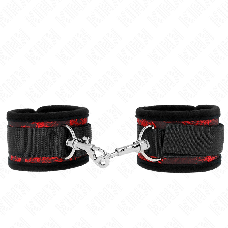 KINK - SCANDAL WRIST RESTRAINTS RED-BLACK - Bild 2