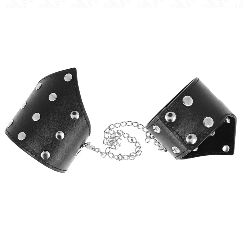 KINK - BLACK POINT STYLE WRISTBANDS WITH CHAIN ADJUSTABLE 17-23 CM X 8.5 CM - Bild 3