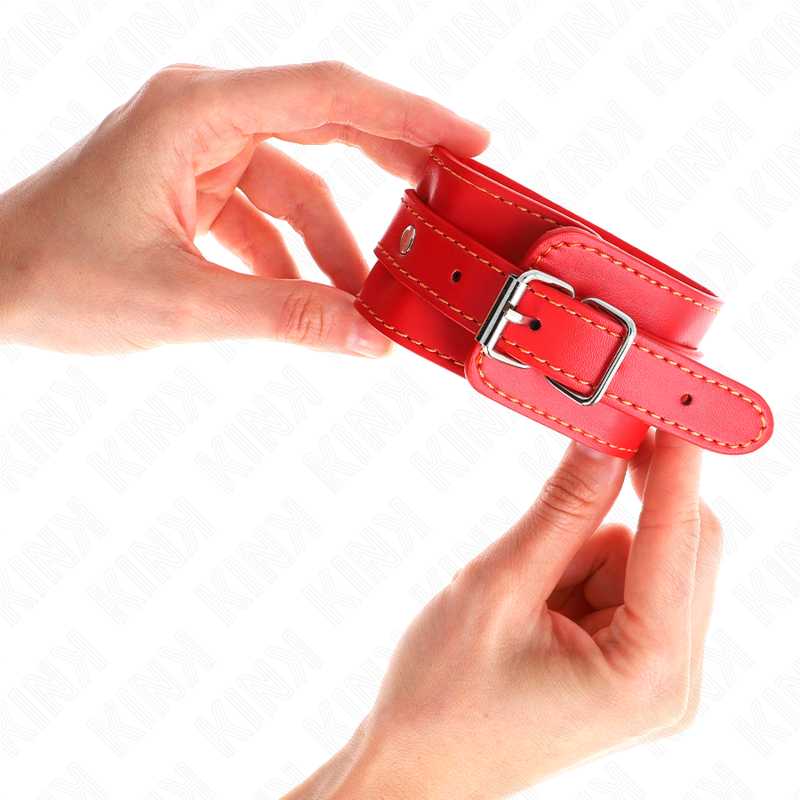 KINK - THIN WRIST RESTRAINTS RED ADJUSTABLE 21-33 CM - Bild 3
