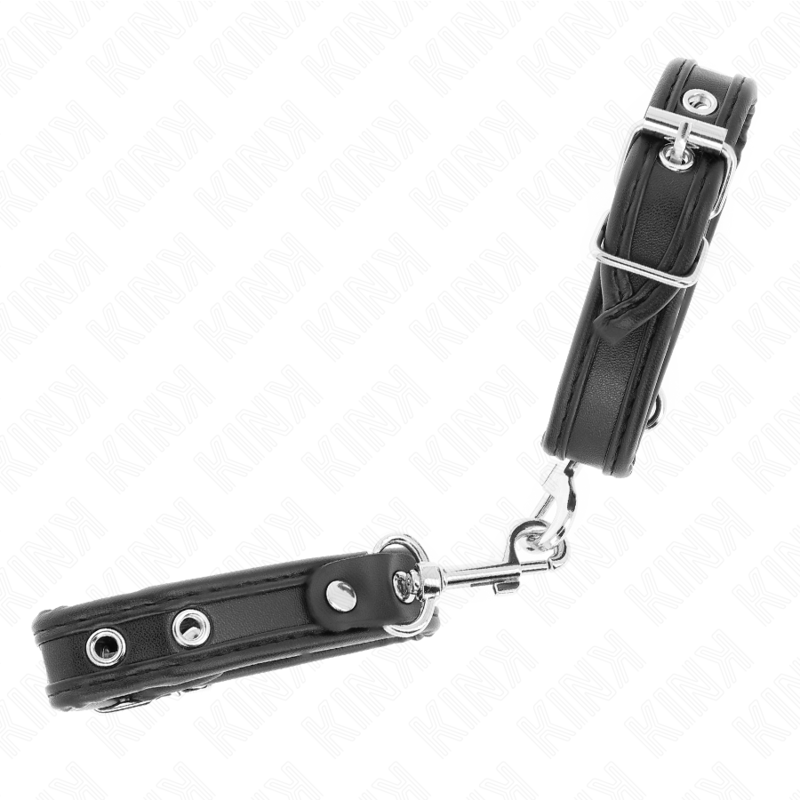 KINK - MINI BLACK WRISTBANDS WITH STUDS ADJUSTABLE 16-22 CM X 2 CM - Bild 3