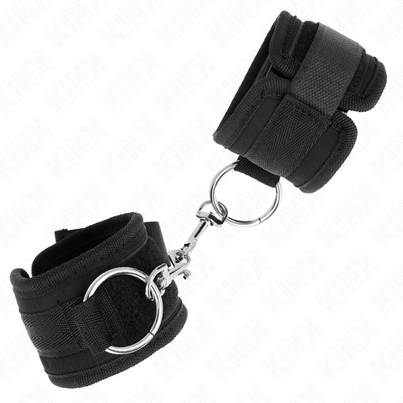 KINK - WRIST RESTRAINTS BLACK ADJUSTABLE 18-35 CM X 6 CM - Bild 3