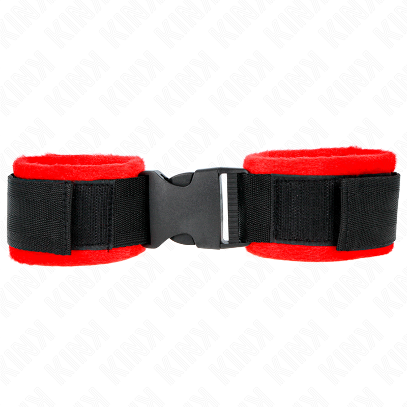 Alternative view of KINK - NYLON BIND HOOK&LOOP WRIST RESTRAINTS BLACK MODEL 1 AJDUSTABLE 25-35 CM X 6 CM