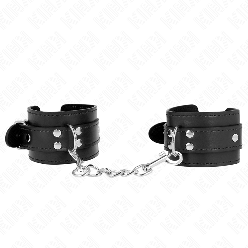 Alternative view of KINK - SIMPLE WRIST RESTRAINTS BLACK ADJUSTABLE 20-23 CM X 5.5 CM