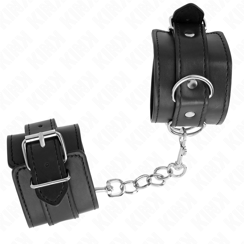KINK - SIMPLE WRIST RESTRAINTS BLACK ADJUSTABLE 20-23 CM X 5.5 CM - Bild 3