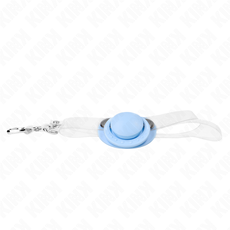KINK - LIGHT BLUE PACIFIER SHAPED GAG 5.5 x 4 CM ADJUSTABLE 43-60 CM - Bild 3