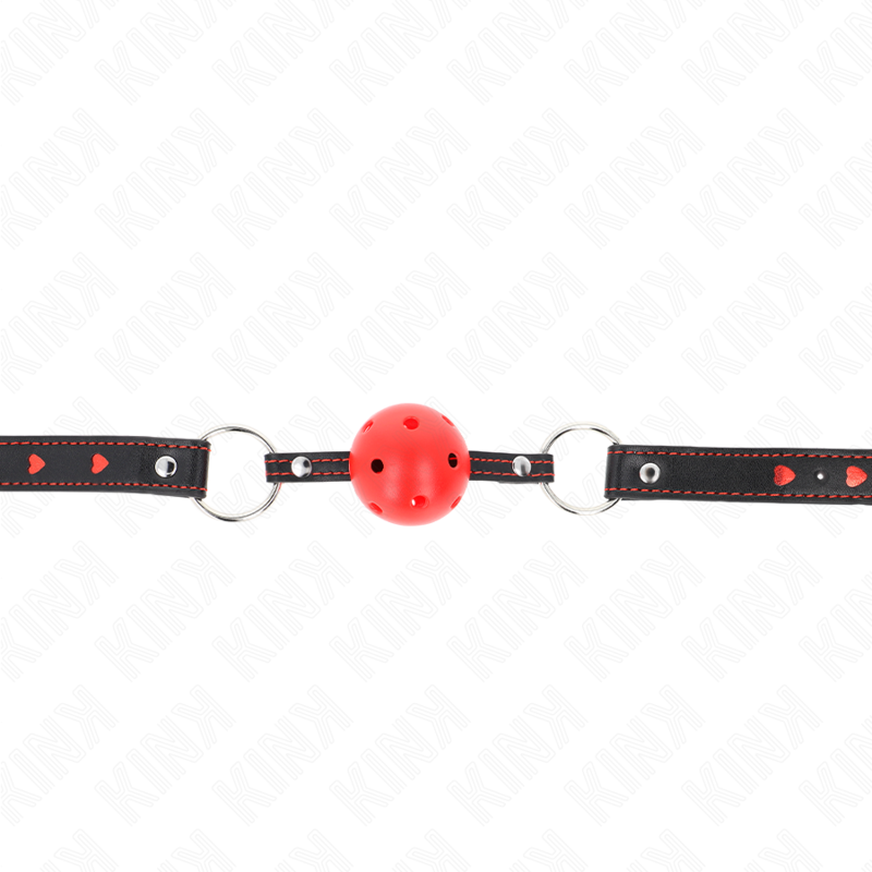 Alternative view of KINK - HOLLOW HARD RED BALL GAG MODEL 2 65 x 2.5 CM