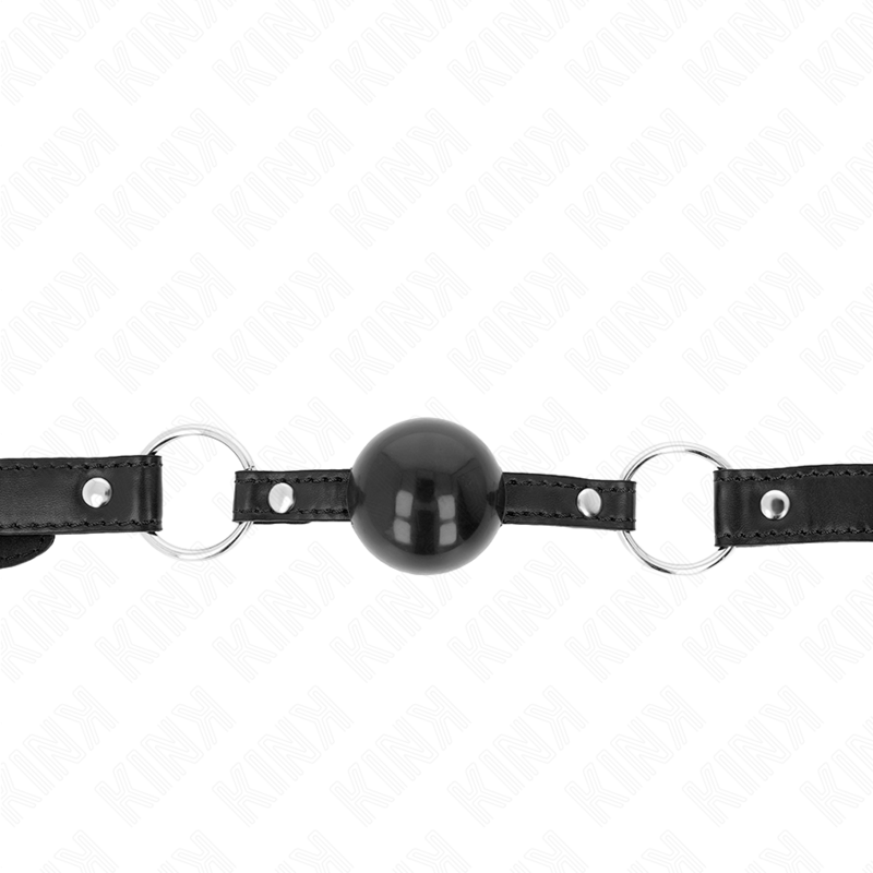 KINK - BLACK TPE BALL 4 CM GAG 60 x 2 CM - Bild 3