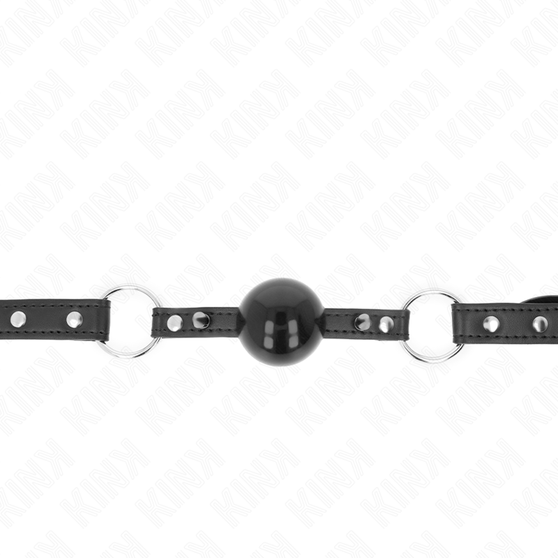 Alternative view of KINK - BALL 4 CM GAG WITH TIP RIVET AND SNAP LOCK 65 x 2 CM