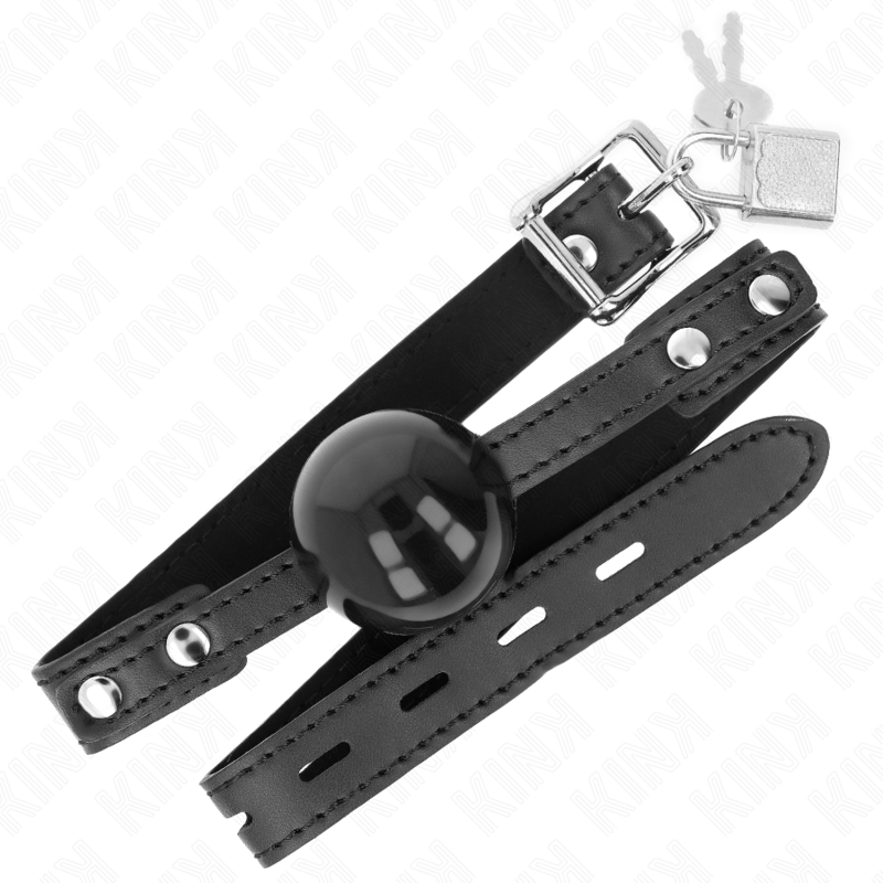 KINK - SOFT TPE BALL 4 CM GAG MODEL 3 60 x 2 CM ADJUSTABLE 37-52 CM - Bild 3