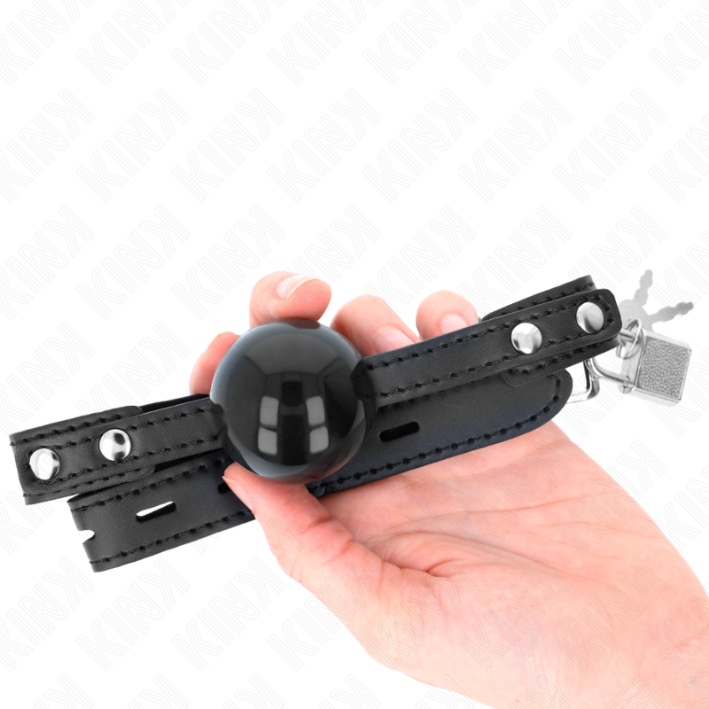 KINK - SOFT TPE BALL 4 CM GAG MODEL 3 60 x 2 CM ADJUSTABLE 37-52 CM - Bild 4