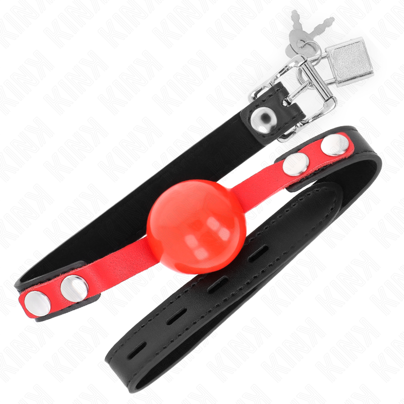 Alternative view of KINK - SOFT TPE BALL 4 CM GAG MODEL 4 60 x 2 CM ADJUSTABLE 37-52 CM