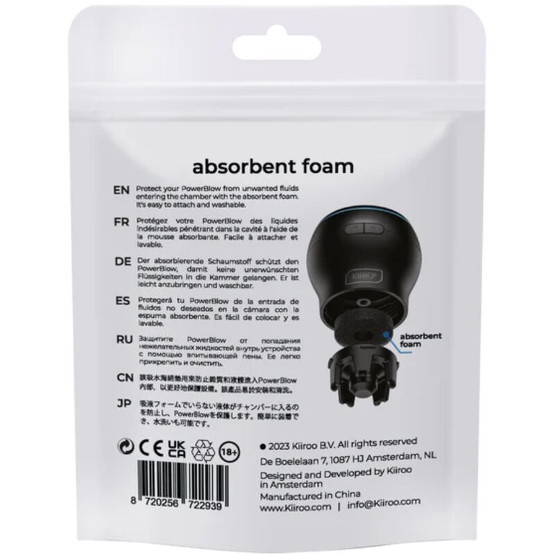 Alternative view of KIIROO - POWER BLOW ABSORBENT FOAM 5 PACK