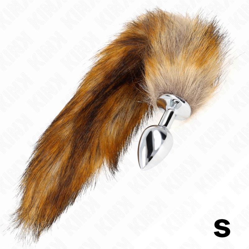 KINK - ANAL PLUG SIZE S 7 X 3 CM WITH SYNTHETIC TAIL 40 CM BROWN - Bild 2
