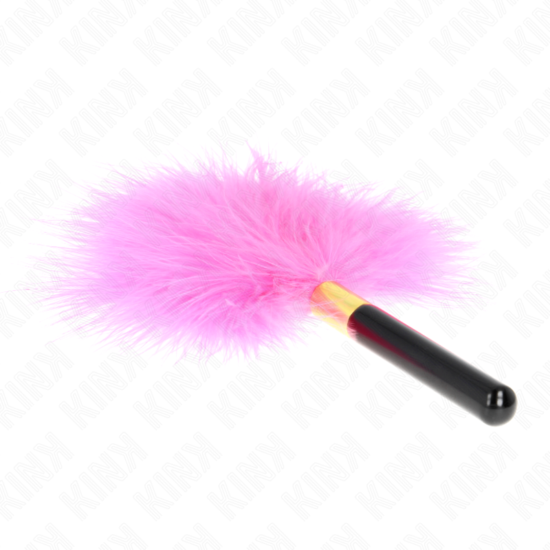 KINK - FUCHSIA GOLD METAL TICKLE FEATHERS 18 CM - Bild 3
