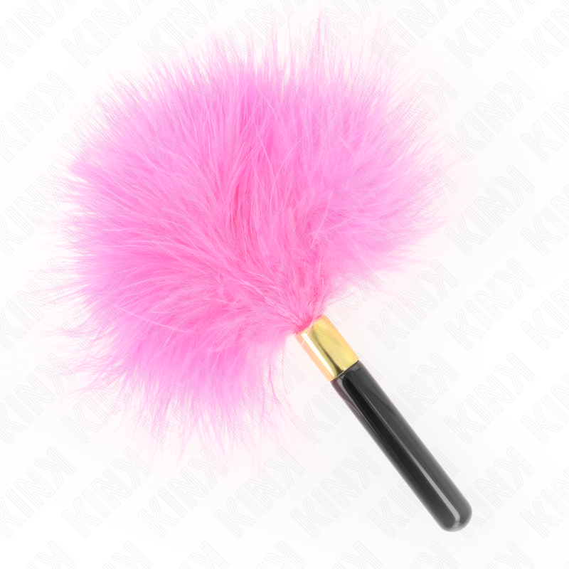 KINK - FUCHSIA GOLD METAL TICKLE FEATHERS 18 CM - Bild 4