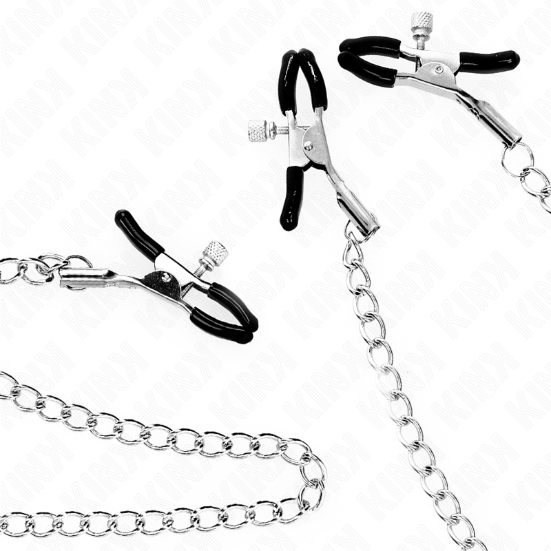 KINK - TRIPLE NIPPLE AND CLIT CLAMPS WITH CHAIN MODEL 0 - Bild 4
