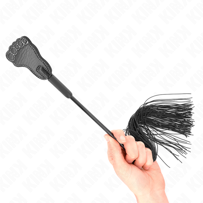 KINK - FOOT SHAPED PADDLE WITH TASSEL WHIP 31 CM - Bild 3