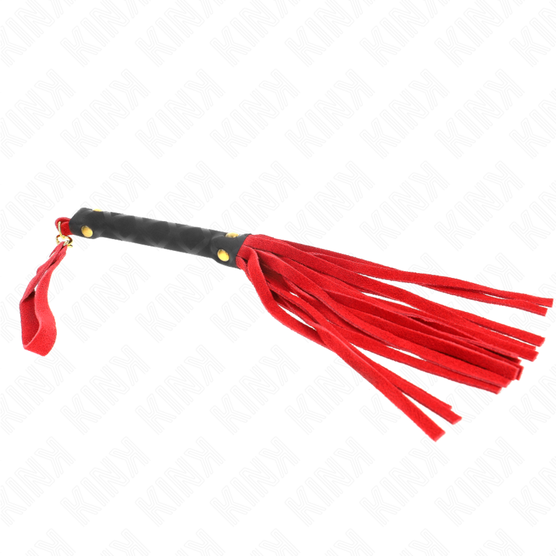 KINK - RED SUEDE MINI WHIP 30 CM - Bild 5