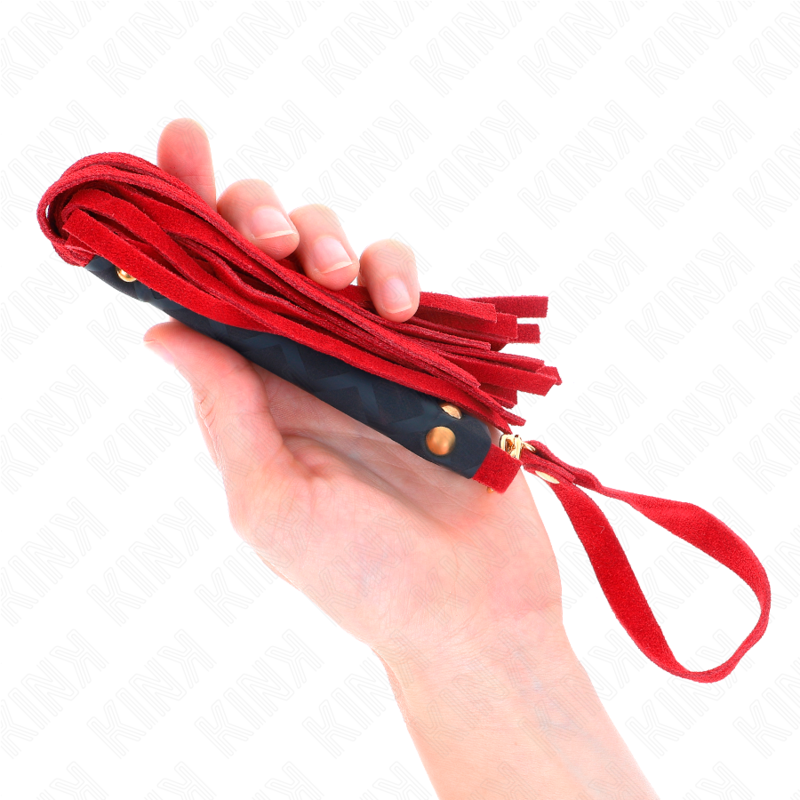 KINK - RED SUEDE MINI WHIP 30 CM - Bild 4