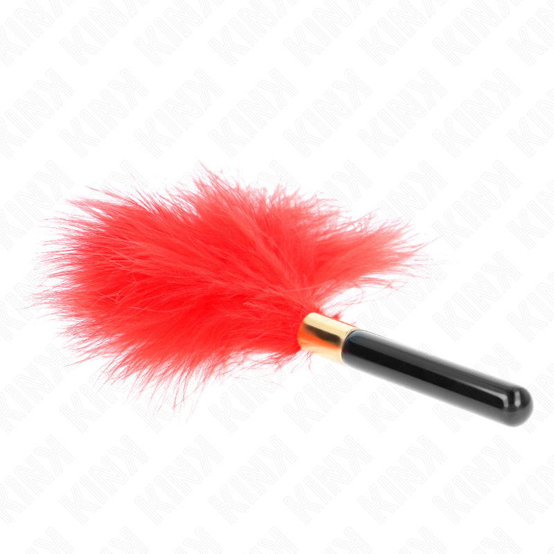 Alternative view of KINK - RED GOLD METAL TICKLE FEATHERS 18 CM