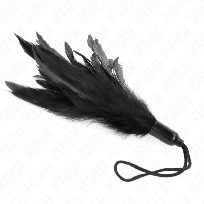 Alternative view of KINK - TICKLE FEATHERS WITH ROPE HANDLE PLASTIC BASE 15 CM
