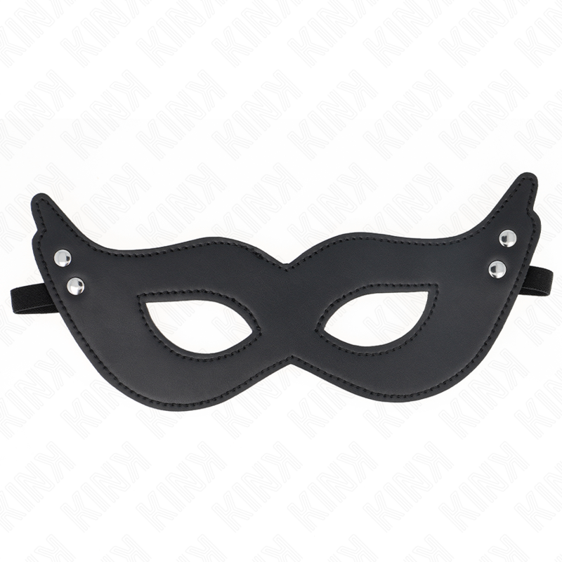 Alternative view of KINK - LEATHERETTE MASK WITH RIVETS MODEL 1 26 x 8 CM