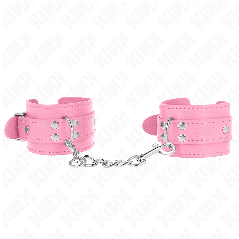 Alternative view of KINK - SIMPLE WRIST RESTRAINTS PINK ADJUSTABLE 20-23 CM X 5.5 CM