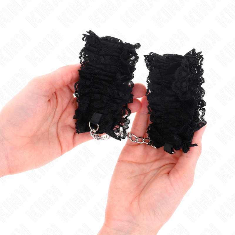 KINK - LACE ELASTIC WRIST RESTRAINTS NEGRO - Bild 4