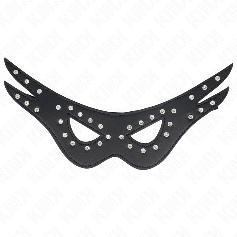 Alternative view of KINK - SEXY LEATHERETTE MASK MODEL 2 27 x 13 CM