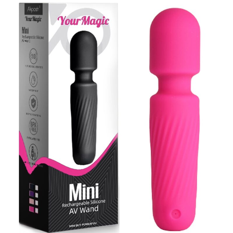 Alternative view of ARMONY - YOUR MAGIC MASSAGER & VIBRATOR RECHARGEABLE 10 VIBRATIONS PINK