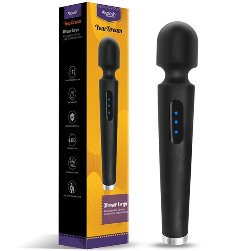 ARMONY - X POWER LARGE MASSAGER & VIBRATOR 7 VIBRATIONS BLACK - Bild 5