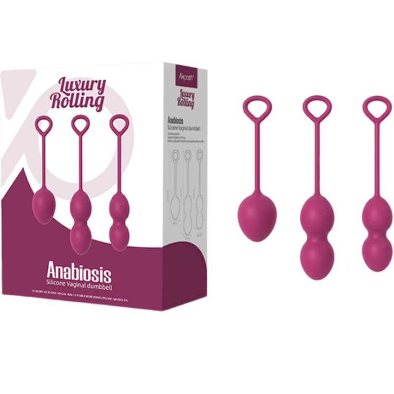 ARMONY - ANABIOSIS VAGINAL DUMBBELL 3 LEVELS BURGUNDY - Bild 6