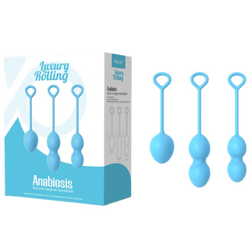 ARMONY - ANABIOSIS VAGINAL DUMBBELL 3 LEVELS BLUE - Bild 8