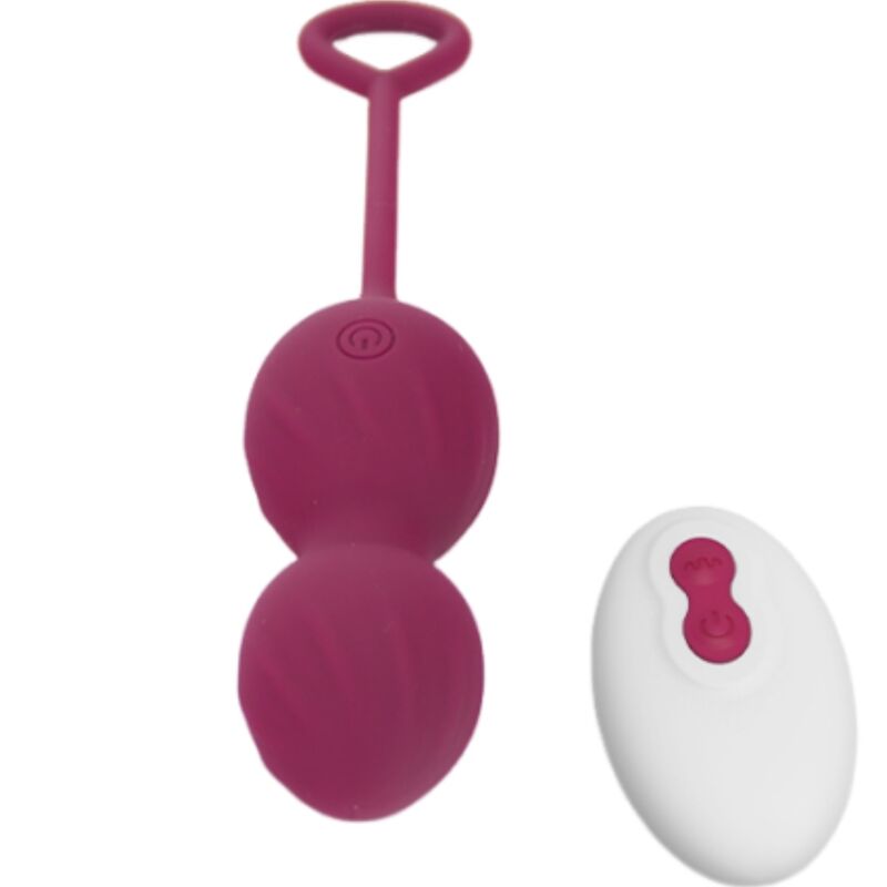 ARMONY - BLOSSOMS VAGINAL DUMBBELL VIBRATION REMOTE CONTROL 10 VIBRATIONS DARK RED - Bild 3