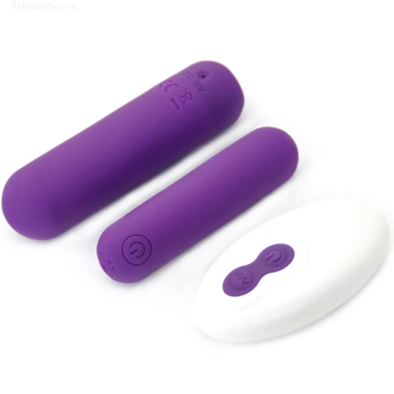 ARMONY - SPLASH JOLINE VIBRATOR BULLET SILICONE REMOTE CONTROL 10 VIBRATIONS 6.5 X 1.5 CM PURPLE - Bild 2