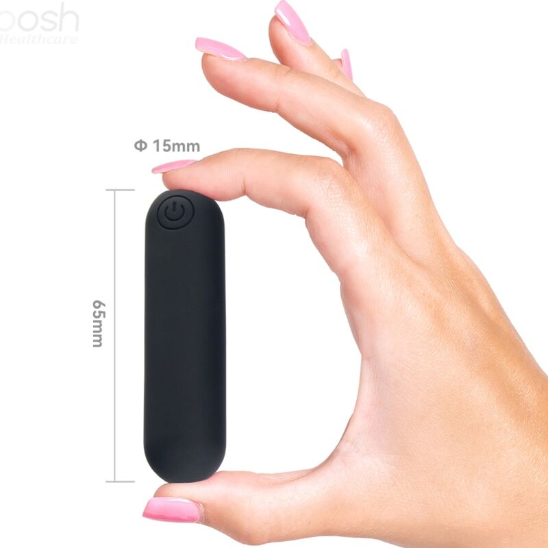 ARMONY - SPLASH JOLINE VIBRATOR BULLET SILICONE REMOTE CONTROL 10 VIBRATIONS 65 X 15 CM BLACK - Bild 3