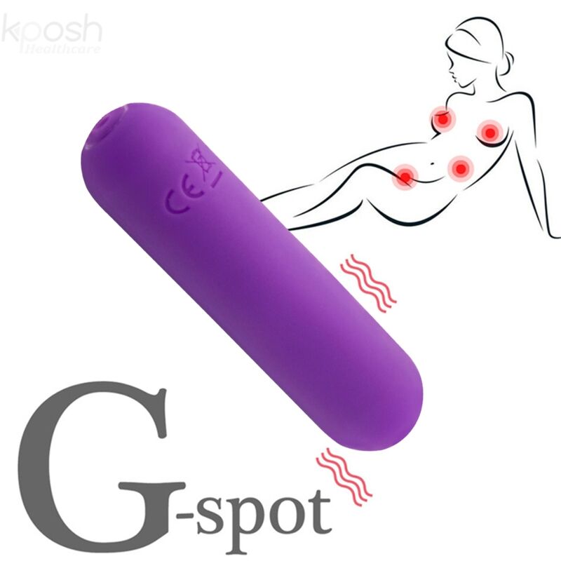 ARMONY - SPLASH JOLINE VIBRATOR BULLET SILICONE REMOTE CONTROL 10 VIBRATIONS 6.5 X 1.5 CM PURPLE - Bild 5
