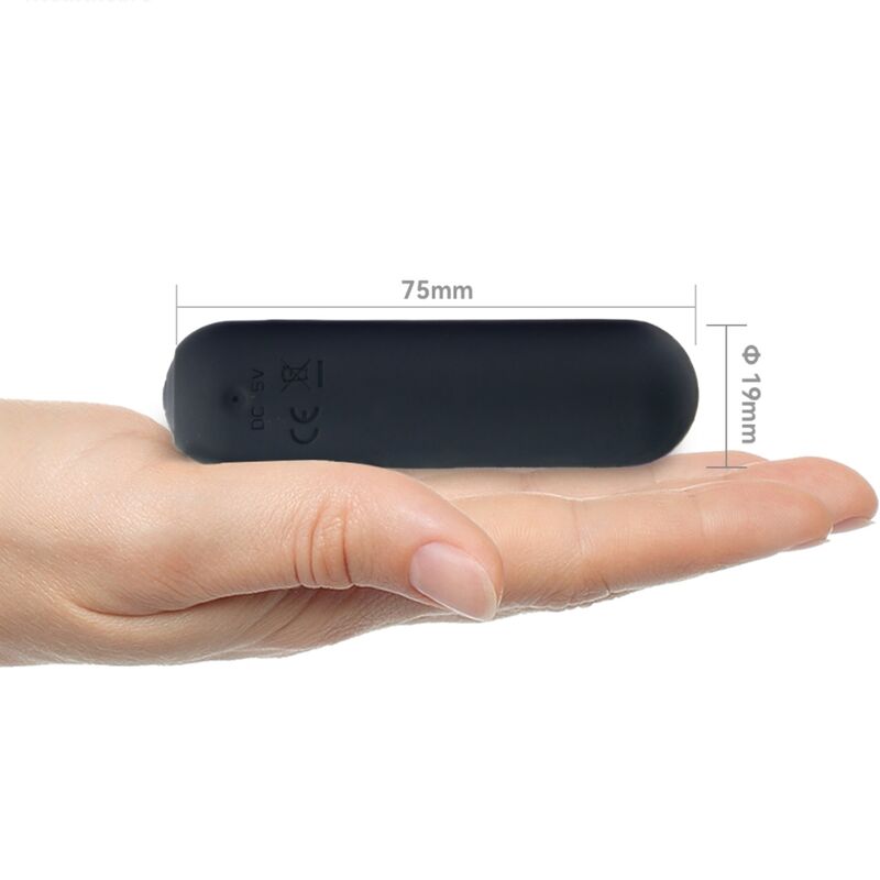 ARMONY - SPLASH JOIE VIBRATOR BULLET SILICONE REMOTE CONTROL 10 VIBRATIONS 75 X 19 CM BLACK - Bild 7