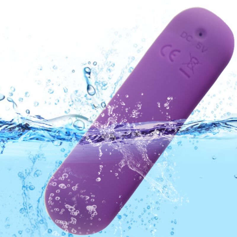 ARMONY - SPLASH JOIE VIBRATOR BULLET SILICONE REMOTE CONTROL 10 VIBRATIONS 75 X 19 CM PURPLE - Bild 3