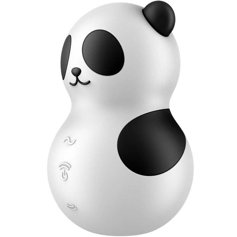 SATISFYER - POCKET PANDA STIMULATOR & VIBRATOR BLACK AND WHITE - Bild 5