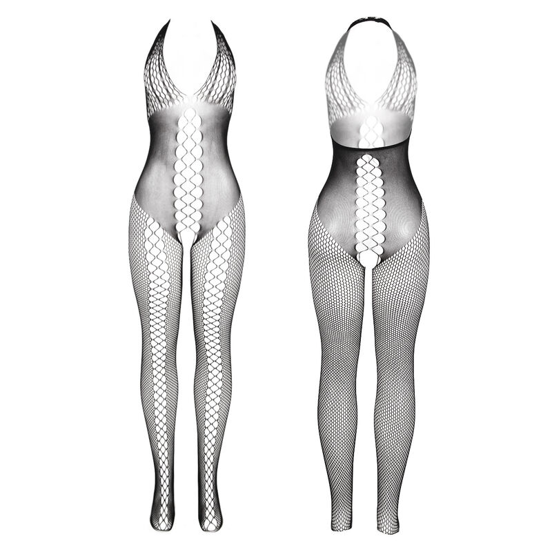 SUBBLIME - 951832 BODYSTOCKING WITH OPEN BACK AND CROSS DETAILS BLACK ONE SIZE - Bild 3