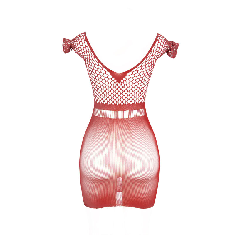 SUBBLIME - 951924 SHORT RED CROCHET GRILL DRESS ONE SIZE - Bild 5