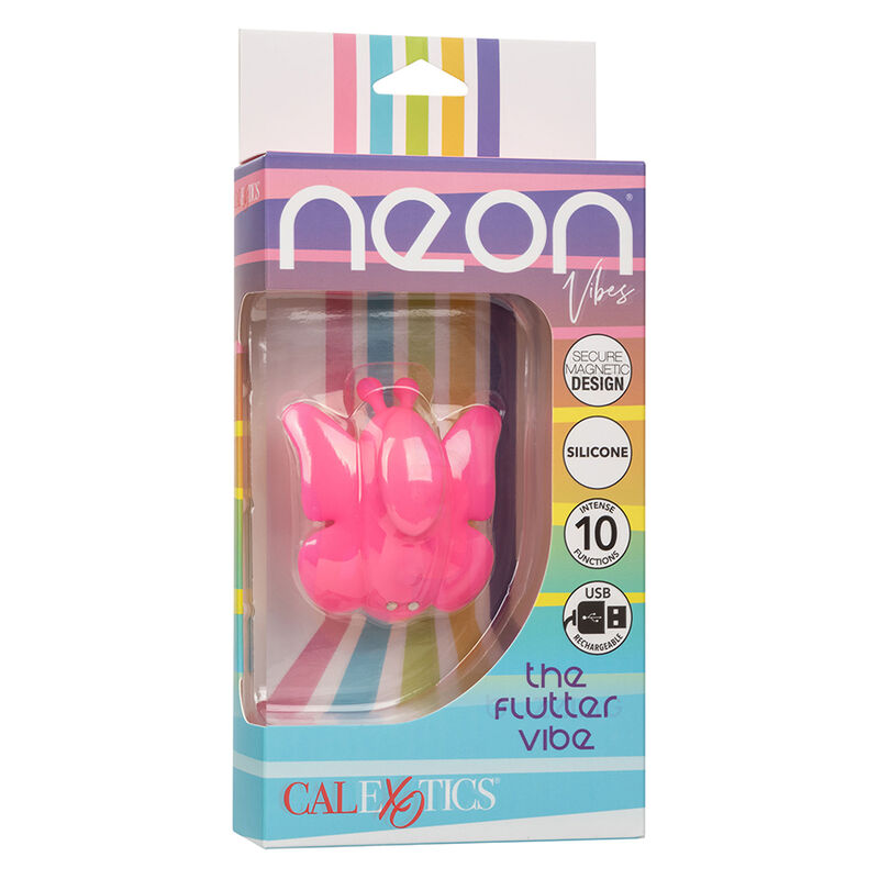 Alternative view of CALEXOTICS - NEON VIBES THE FLUTTER VIBE STIMULATOR 10 VIBRATIONS PINK