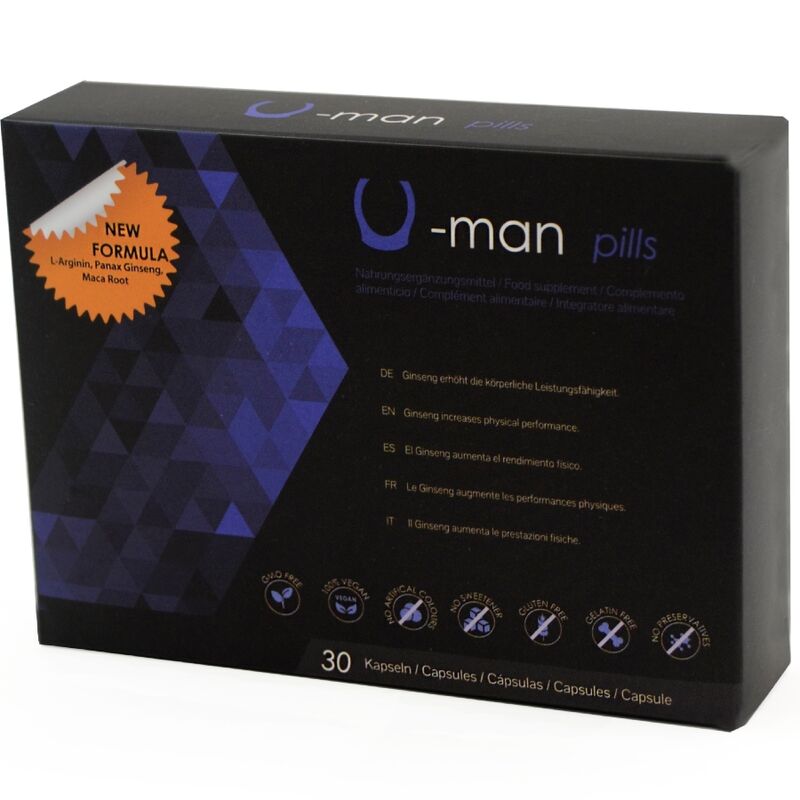 Alternative view of 500 COSMETICS - U-MAN ENHANCES PENIS SIZE AND SEXUAL POWER - 30 CAPSULES