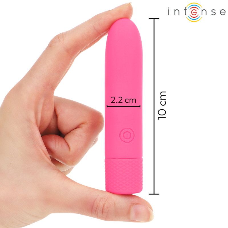 INTENSE - SYMONE USB RECHARGEABLE VIBRATING BULLET 8 VIBRATIONS PINK 10 X 2.2 CM - Bild 4